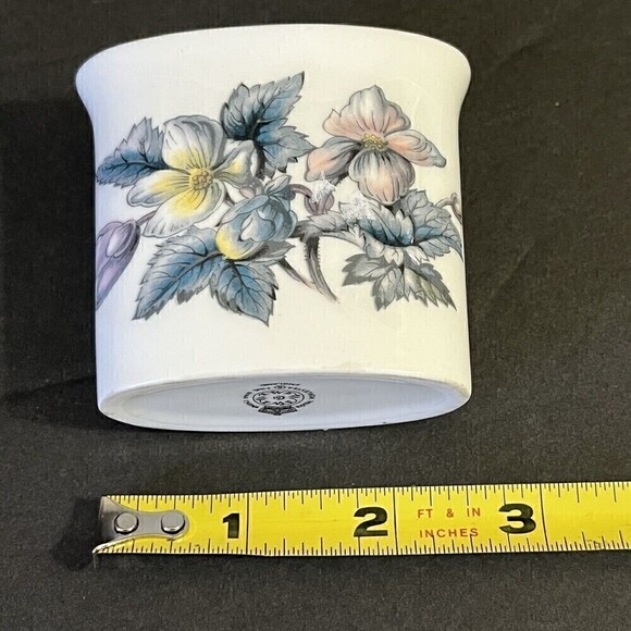 Romantic Floral Small Vase Vanity Desk Makeup Pen Toothpick Paint Brush Holder - Picture 9 of 9